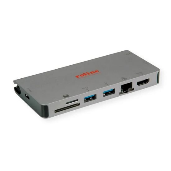 Εικόνα της Docking Station Type-C 1xHDMI(4K),1xVGA,2xUSB3.2Gen1,1xcard read, 1xType-C PD