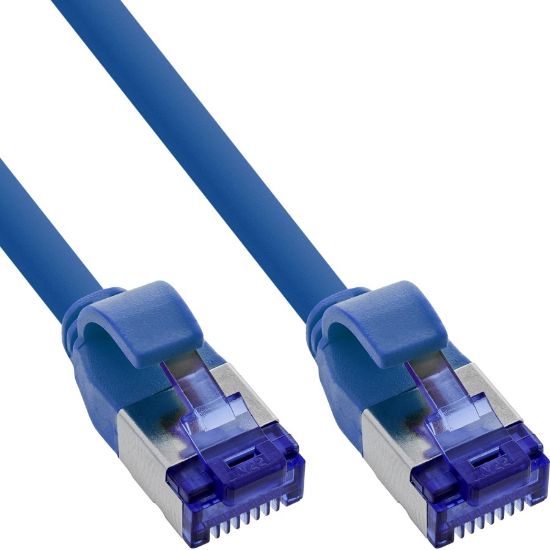 Εικόνα της SFTP 1,5m Cat6a Μπλε Slim poe 87W flex Cu LSZH