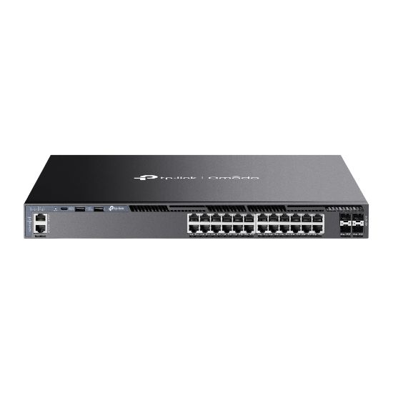 Εικόνα της SWITCH 24-Port Gigabit Stackable L3 Managed + 4 10GE SFP+ Slots Rack-mountable