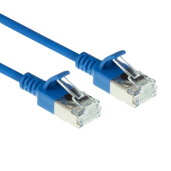 Εικόνα της U/FTP 10m Cat6a Μπλε Slim LSZH