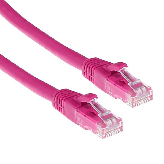 Εικόνα της UTP 0,5m Cat6 pink snagless