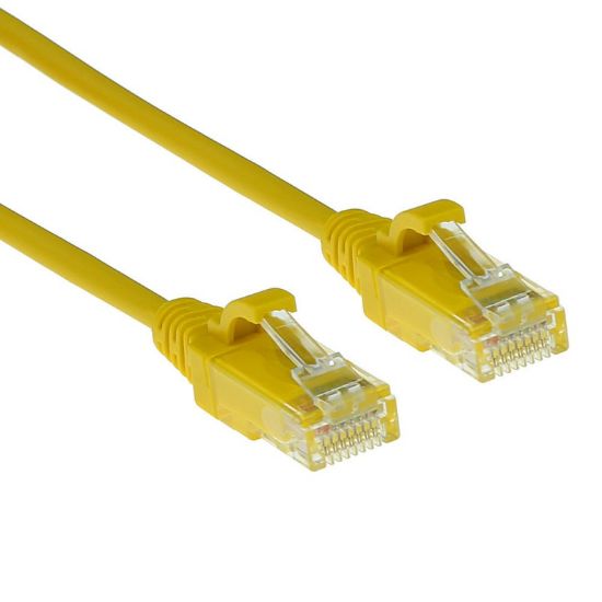 Εικόνα της UTP 10m Cat6 Κιτρινο Slim LSZH