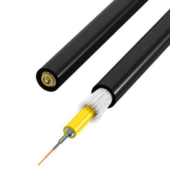 Εικόνα της F/O 24x 9/125 OS2 PE black outdoor LSZH G652D