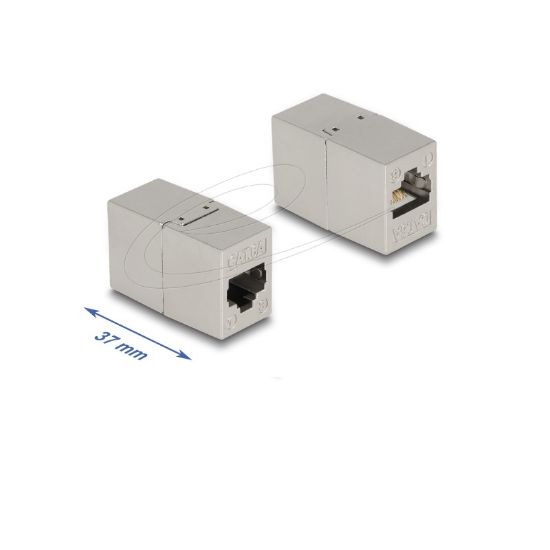 Εικόνα της Μούφα RJ45 8P/8C 1:1 STP  (Cat 6a)