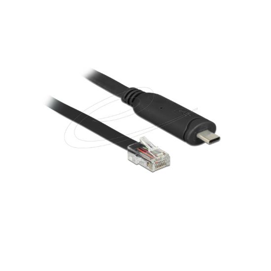 Εικόνα της USB 2.0 Type-C male to 1 x Serial RS-232 RJ45 male 2m black