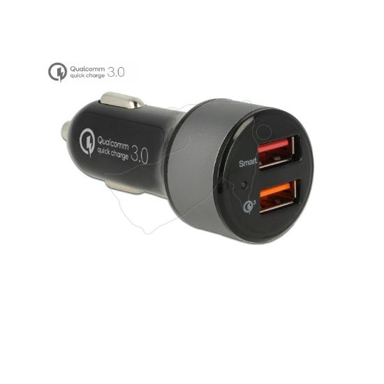 Εικόνα της CHARGING Adapter CAR 2 x USB Type-A Quick Charge 3.0