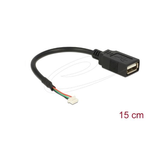 Εικόνα της USB 2.0 pin header female 4 pin to USB 2.0 Type-A female 15 cm