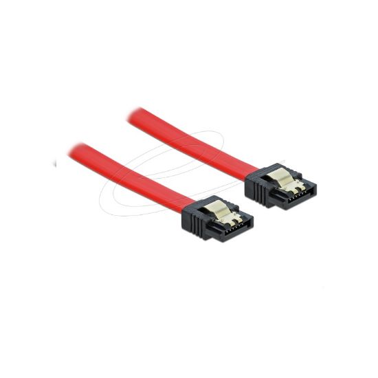 Εικόνα της SATA CABLE DATA 6.0 Gbit/s 0.3m LATCH