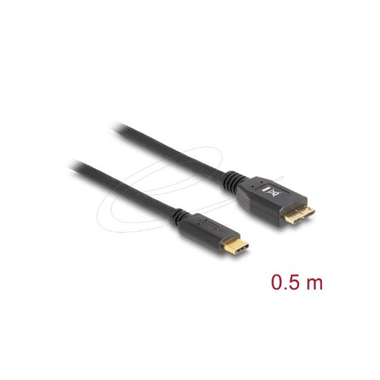Εικόνα της USB CABLE Type-C male to USB micro B male 0.5 m