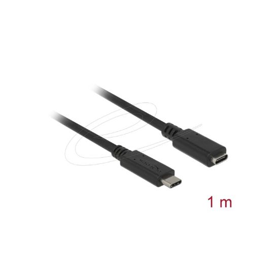 Εικόνα της USB CABLE Type-C male to USB Type-C  female 1m (10 Gbps - PD60W)