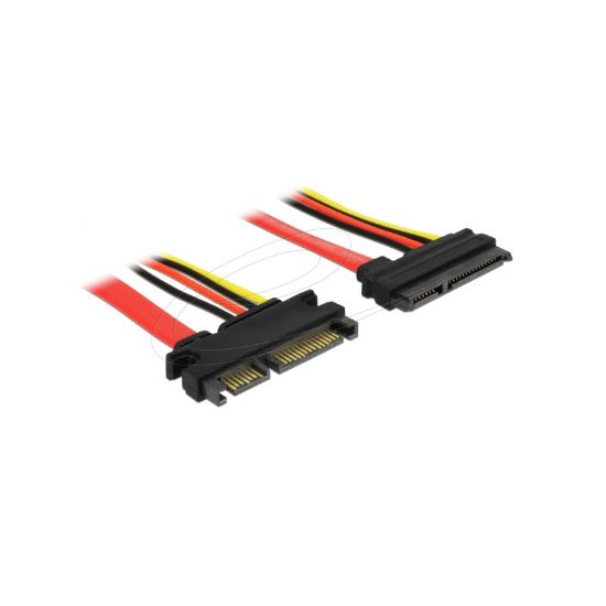 Εικόνα της SATA Cable 6 Gb/s 22 pin plug to SATA 22 pin (5 V + 12 V) 50 cm