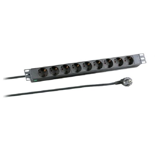 Εικόνα της ΠΟΛΥΠΡΙΖΟ 19' 9xSch σε Sch 2.0m χωρίς διακόπτη ALUM