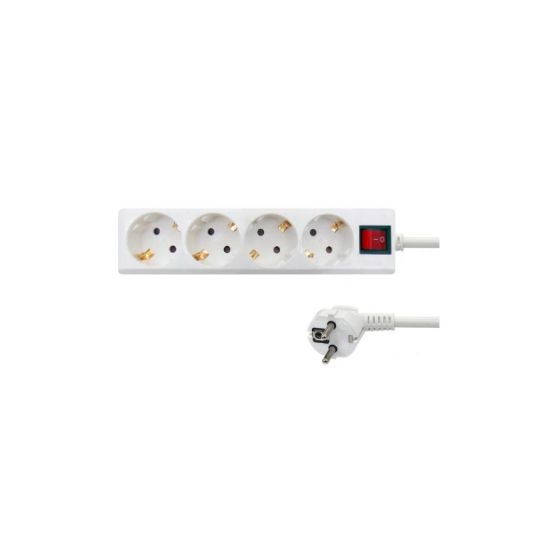 Εικόνα της ΠΟΛΥΠΡΙΖΟ 4X με διακόπτη 1,5m λευκό