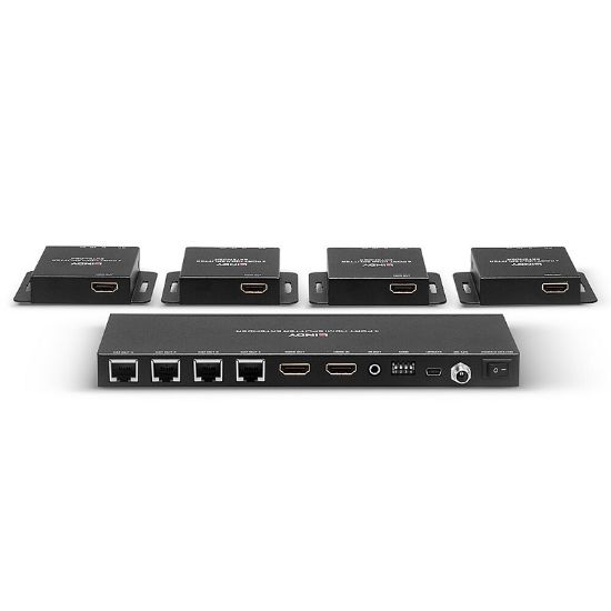 Εικόνα της Extender Splitter HDMI 4 Port 70m Cat6 4K@30