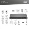 Εικόνα της SELECTOR HDMI 4 PORT, 8K@60Hz - 48 Gbps & Rem. con.