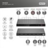 Εικόνα της SELECTOR HDMI 4 PORT, 8K@60Hz - 48 Gbps & Rem. con.