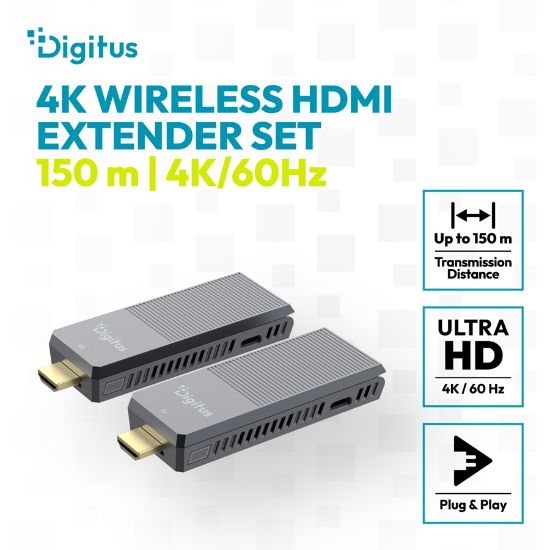 Εικόνα της EXTENDER HDMI 4K(4096x2160p@60Hz)  150m WIRELESS