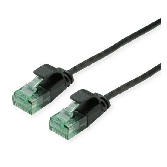 Εικόνα της UTP 1.5m Cat6a Μαυρο Slim Cu LSZH