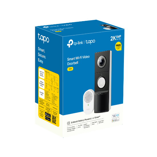 Εικόνα της Video Doorbell Camera 2K 2K 5MP