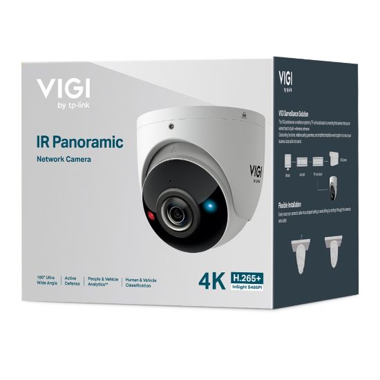 Εικόνα της 8MP IR Panoramic Turret Network Camera (180° View 4K)