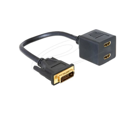Εικόνα της DVI cable male SPLITTER to 2 x HDMI female
