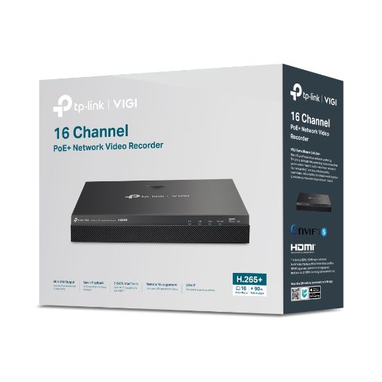 Εικόνα της 16  Channel PoE+ Network Video Recorder (2* SATA Interfaces)