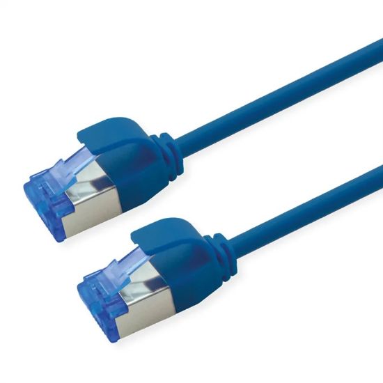 Εικόνα της SFTP 2m Cat6a μπλε Slim PoE Cu 15,4W Pimf LSZH