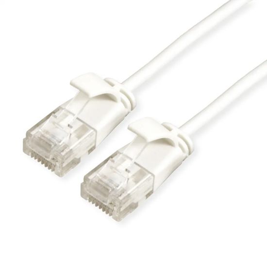 Εικόνα της UTP 5m Cat6a Λευκό Slim Cu LSZH