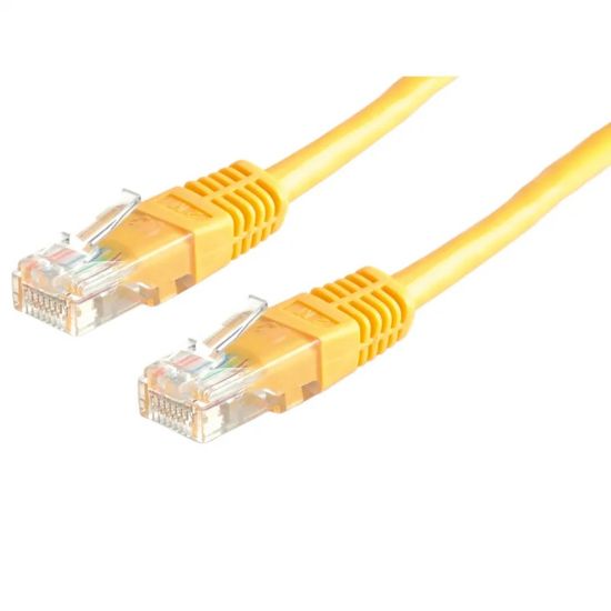 Εικόνα της UTP 0.5m Cat5e Kίτρινο PoE Cu