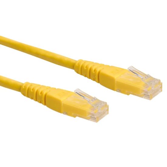 Εικόνα της UTP 0.5m Cat6 Kίτρινο PoE Cu