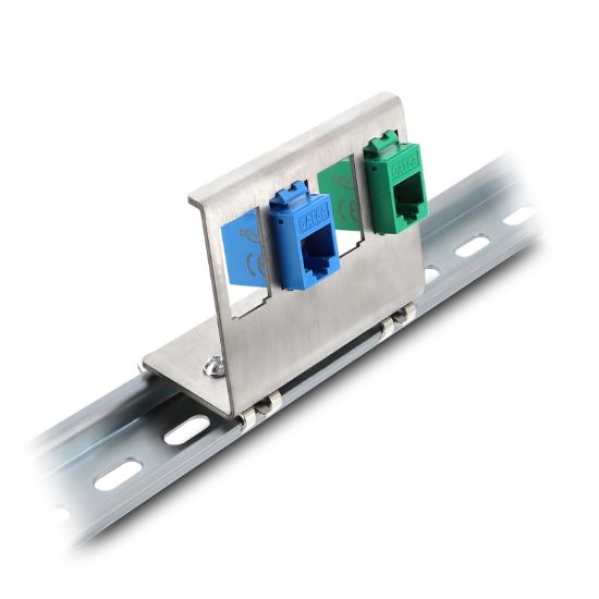 Εικόνα της DIN RAIL Adapter ΓΙΑ 4x KEYSTONE