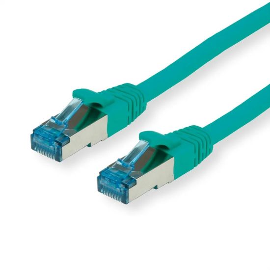 Εικόνα της SFTP 0.5m Cat6a Πρασινο PoE Cu LSOH snagless