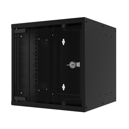 Εικόνα της Επίτοιχη καμπίνα 9U 10"  W=312mm, D=300mm BLACK